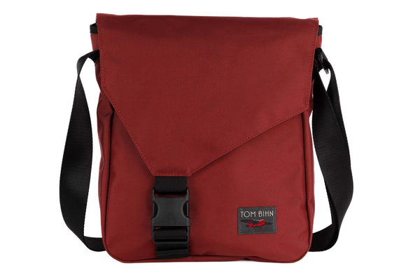 The Medium Cafe Bag in Mars Red Ballistic.